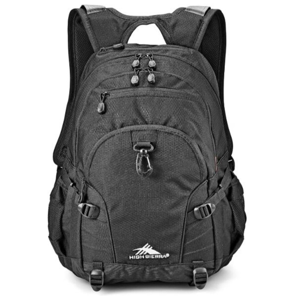 High Sierra Loop Backpack, Adult Unisex School Travel Daypack, Black, Large, NWT